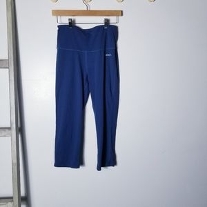 BALEAF BLUE CROPPED LEGGINGS SIZE MEDIUM